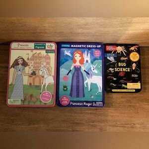 Magnetic travel games